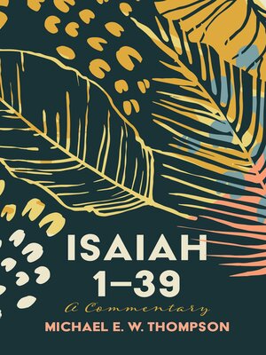 cover image of Isaiah 1–39